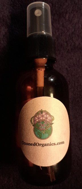 Organic Rose Hydrosol & Ozonated Coconut Glycerin Spray