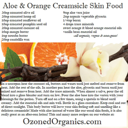 2oz, 4oz, & 9oz Aloe & Orange Creamsicle Skin Food