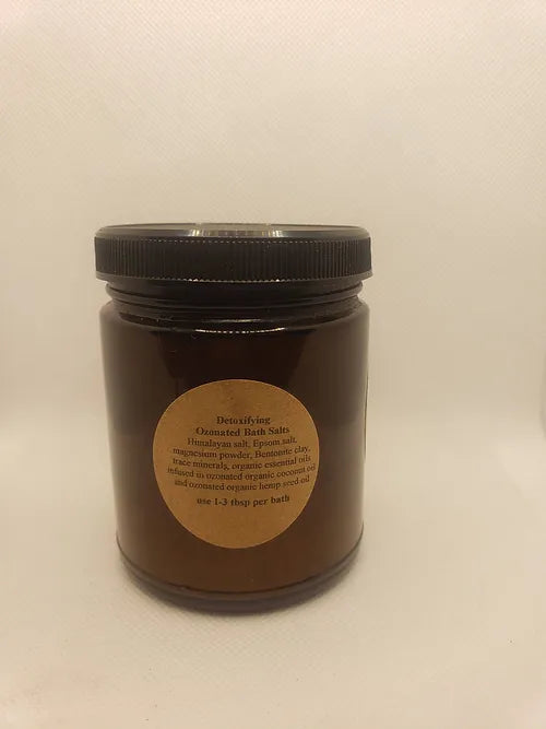 9oz Customized Ozonated Bath Salts Scrub & Soak