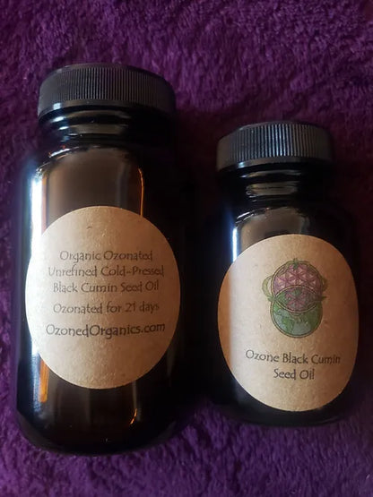 2oz & 4oz Ozonated Black Cumin Seed Oil