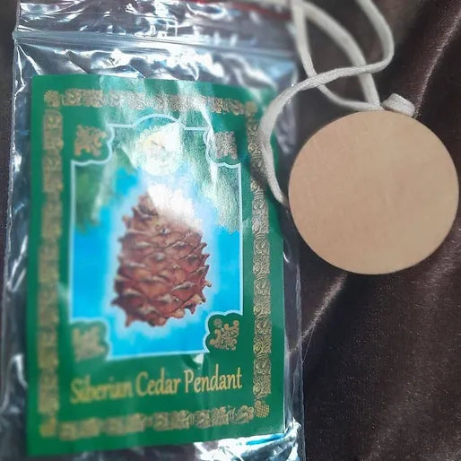 Cedar Pendant Without Bark - Round