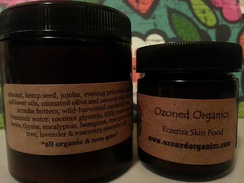 2oz, 4oz, & 9oz Eczema & Psoriasis Ozonated Skin Food