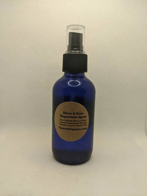 4oz Silver & Rose Magnesium Spray Body Deodorant