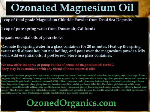 4oz Ozonated Magnesium Oil