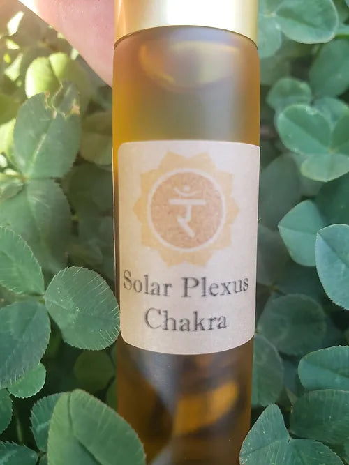 10ml Root, Sacral, Solar Plexus or Heart Chakra Crystal Roll Ons