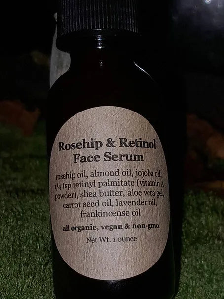 1oz & 2oz Rosehip & Retinol Face Serum