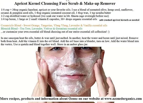 4oz Apricot Kernel Face Scrub & Make-up Remover