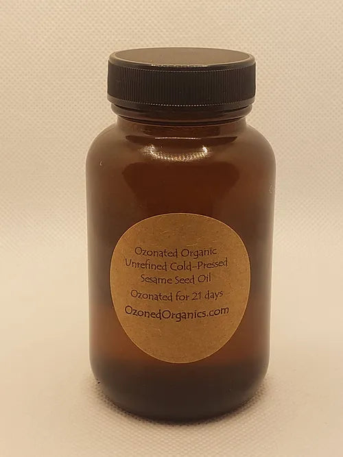 2oz & 4oz Ozonated Organic Sesame Seed Oil