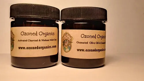 Activated Charcoal & Clay Ozonated Salve Set