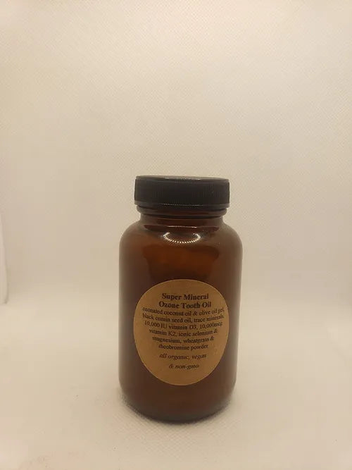 2oz & 4oz Super Mineral Ozone Remineralizing Tooth Oil