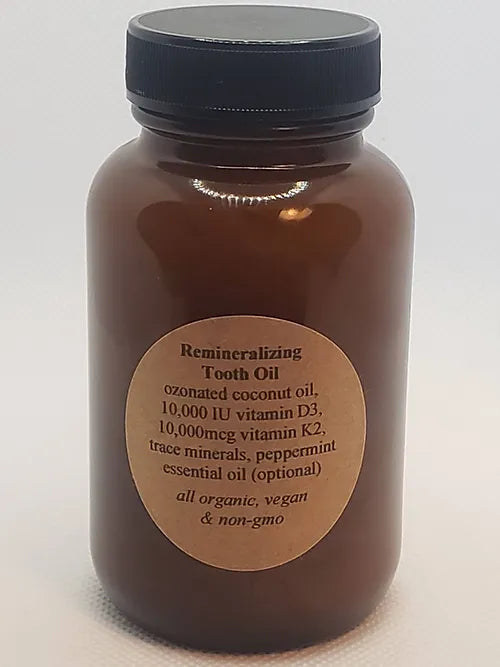 2oz & 4oz Remineralizing Coconut Ozonated Tooth Oil