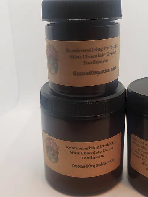 2oz & 4oz Remineralizing Probiotic Mint Chocolate Ozone Toothpaste