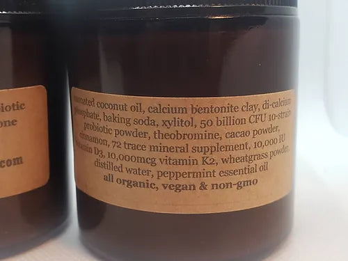 2oz & 4oz Remineralizing Probiotic Mint Chocolate Ozone Toothpaste