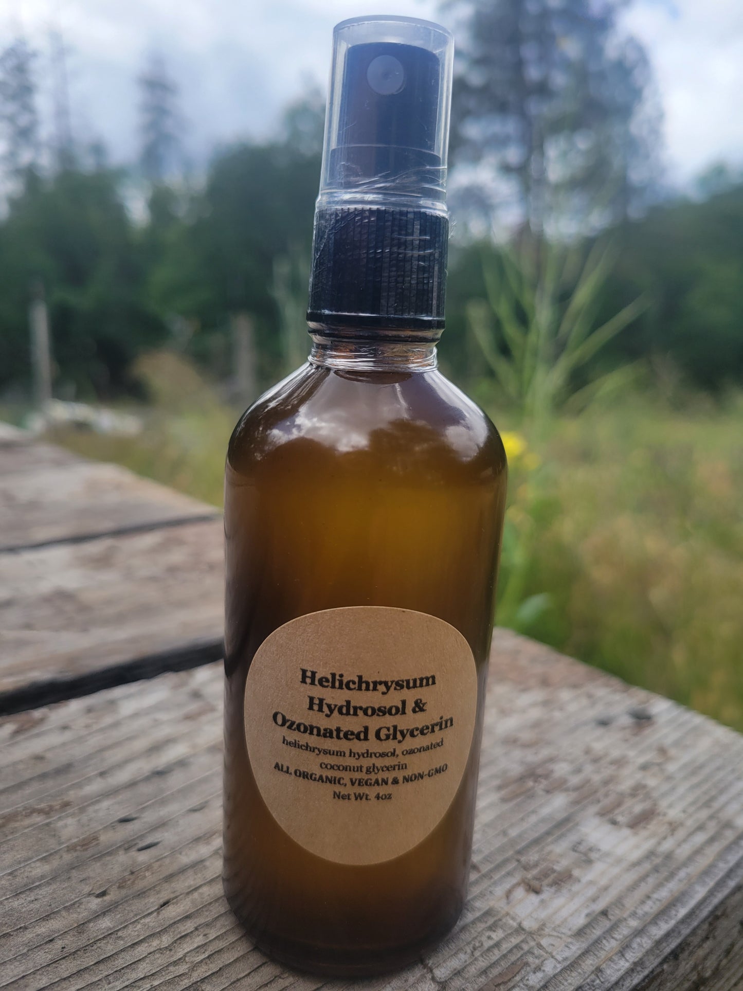 Helichrysum Hydrosol & Ozonated Glycerin Spray