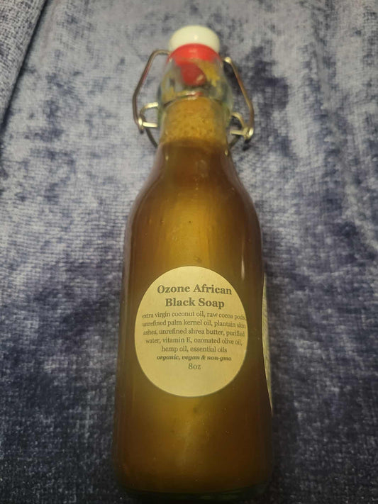 8oz Ozone African Black Soap