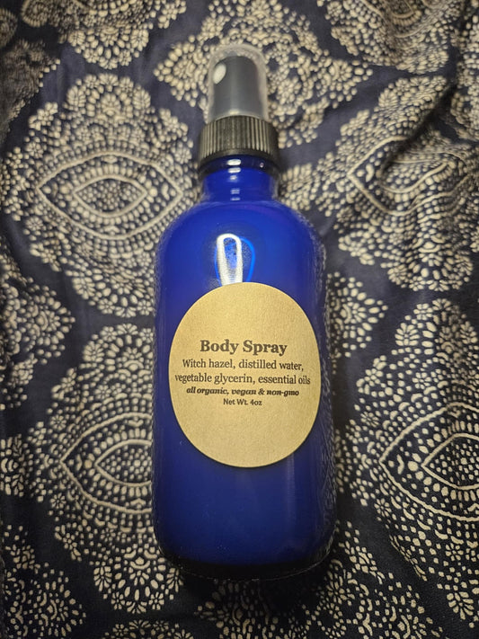 4oz Customized Essential Oil Body Spray & Roll-Ons