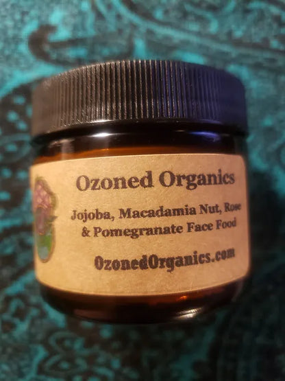 2oz, 4oz, & 9oz Jojoba, Macadamia Nut, Rose & Pomegranate Face Food