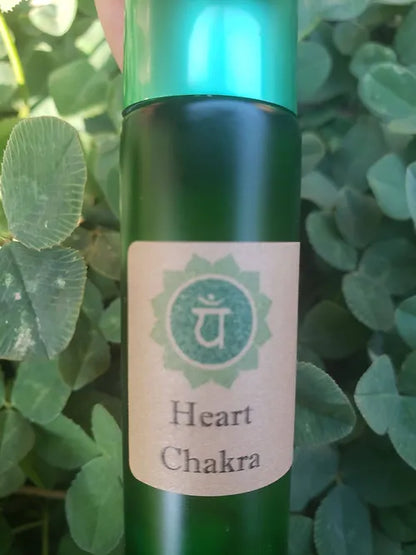 10ml Root, Sacral, Solar Plexus or Heart Chakra Crystal Roll Ons